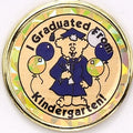2 Inch in Diameter Round Kindergarten Insert with Mylar Detailing