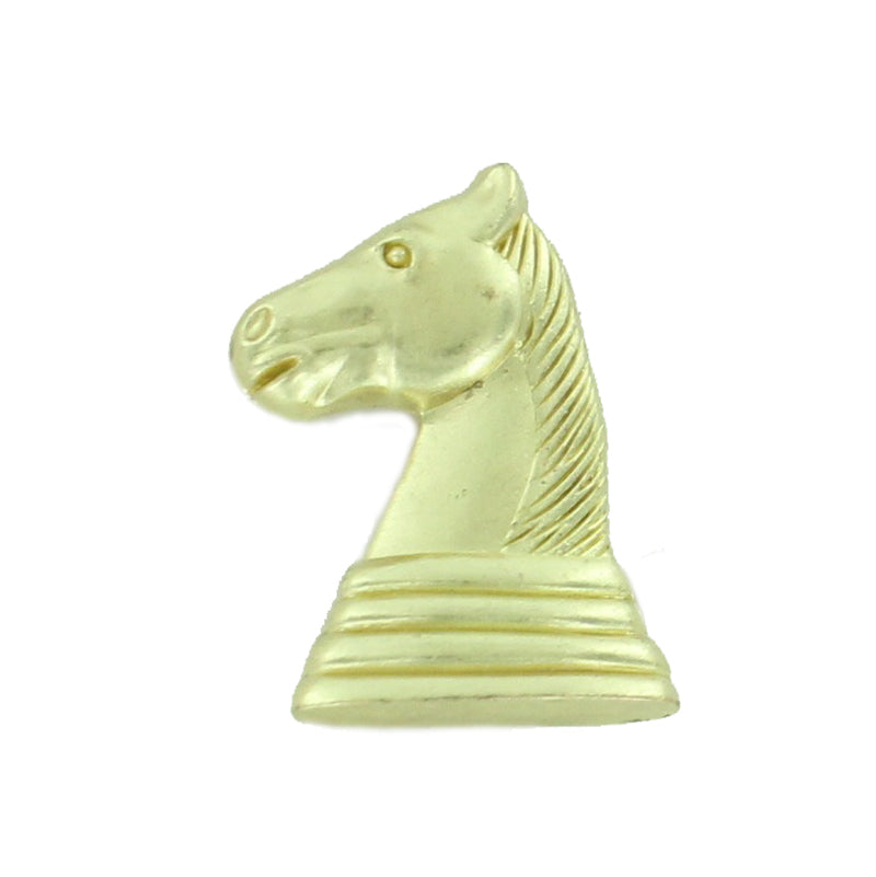 KNIGHT CHENILLE PIN GOLD