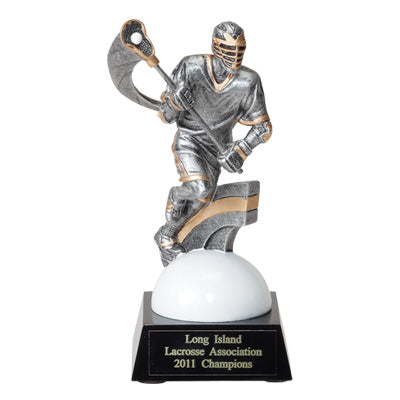 LACROSSE MALE FIGURE TROPHY - NO PLATE