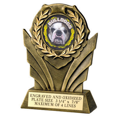 LARGE WREATH TROPHY  HOLDS 2 INCH