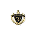 1 INCH WREATH WITH LAMP OF LEARNING LEADERSHIP LAPEL PIN