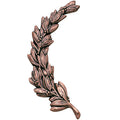 LEFT WREATH TRIM, BRONZE 6-3/4 INCH