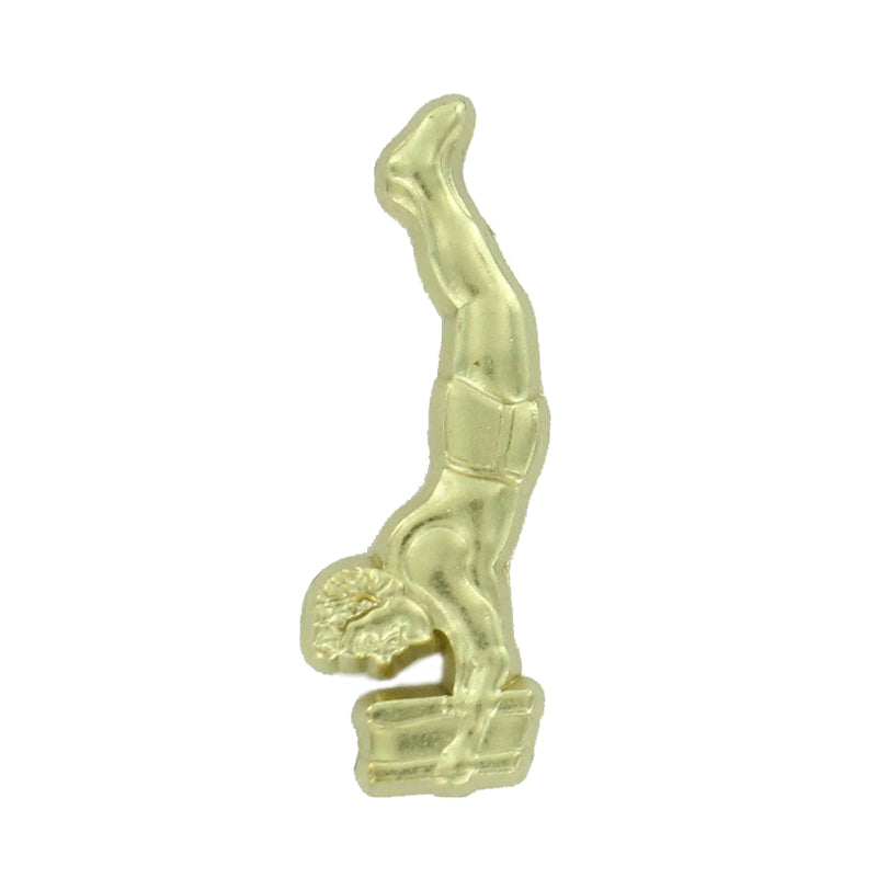 MALE GYM CHENILLE PIN GOLD