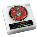 MARBLE PAPERWEIGHT TAKES 2 INCH INSERT