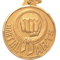 1-1/4 Inch Die-Struck Martial Arts Medal in Gold
