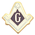 MASONIC ENAMELED PIN 9/16 INCH