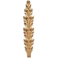 METAL LEAF BRANCH, GOLD 5-1/2 INCH