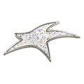 MODERN STAR PIN SILVER SPARKLE