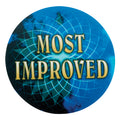 2 Inch in Diameter Round 'Most Improved' Mylar Insert