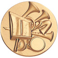 MUSIC BAND, 2 INCH STAMPED INSERT