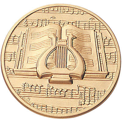 MUSIC GENERAL, 2 INCH STAMPED INSERT