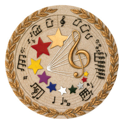 MUSIC GENERAL PLAQUE MOUNT