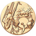 MUSIC JAZZ, 2 INCH STAMPED INSERT