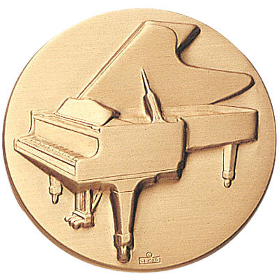 MUSIC PIANO, 2 INCH STAMPED INSERT