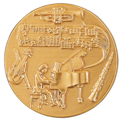 MUSICIAN, 2 INCH STAMPED INSERT