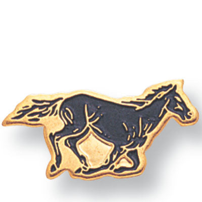 MUSTANG PIN ENAMELED