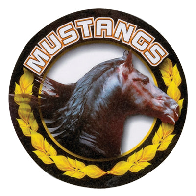 MUSTANGS MASCOT MYLAR INSERT