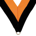 NECK RIBBON BLACK AND GOLD