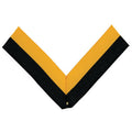 NECK RIBBON, BLACK AND GOLD