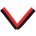 NECK RIBBON, BLACK AND ORANGE