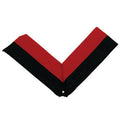 NECK RIBBON, BLACK AND RED