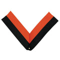 NECK RIBBON, BLACK & ORANGE