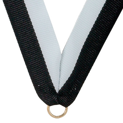 NECK RIBBON BLACK & WHITE – Graduation Inc.