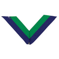 NECK RIBBON, BLUE AND GREEN