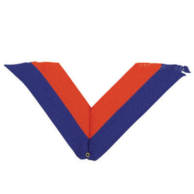 NECK RIBBON, BLUE AND ORANGE – Graduation Inc.