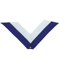 NECK RIBBON, BLUE AND WHITE