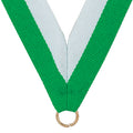 NECK RIBBON GREEN & WHITE