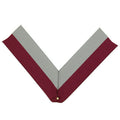 NECK RIBBON, MAROON AND GRAY