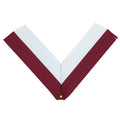 NECK RIBBON, MAROON AND WHITE