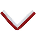 NECK RIBBON, MAROON AND WHITE