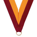 NECK RIBBON MAROON & GOLD