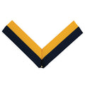 NECK RIBBON, NAVY BLUE AND GOLD