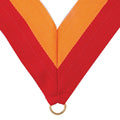 NECK RIBBON RED AND GOLD