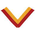 NECK RIBBON, RED AND GOLD