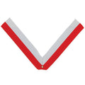 NECK RIBBON, RED AND WHITE