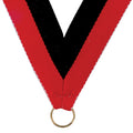 NECK RIBBON RED & BLACK