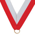 NECK RIBBON RED & WHITE