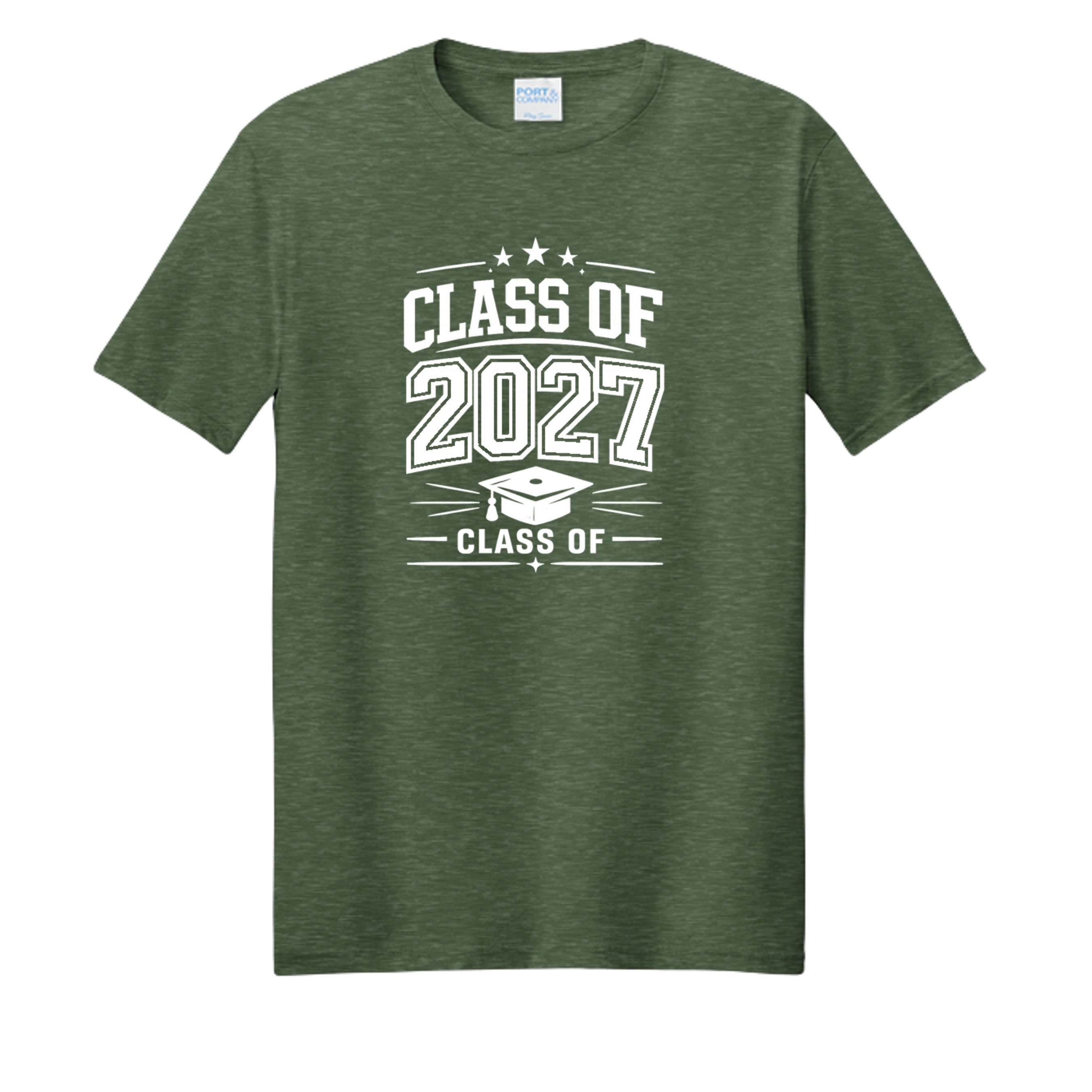 Forest Green Heather - PC455 - FRONT