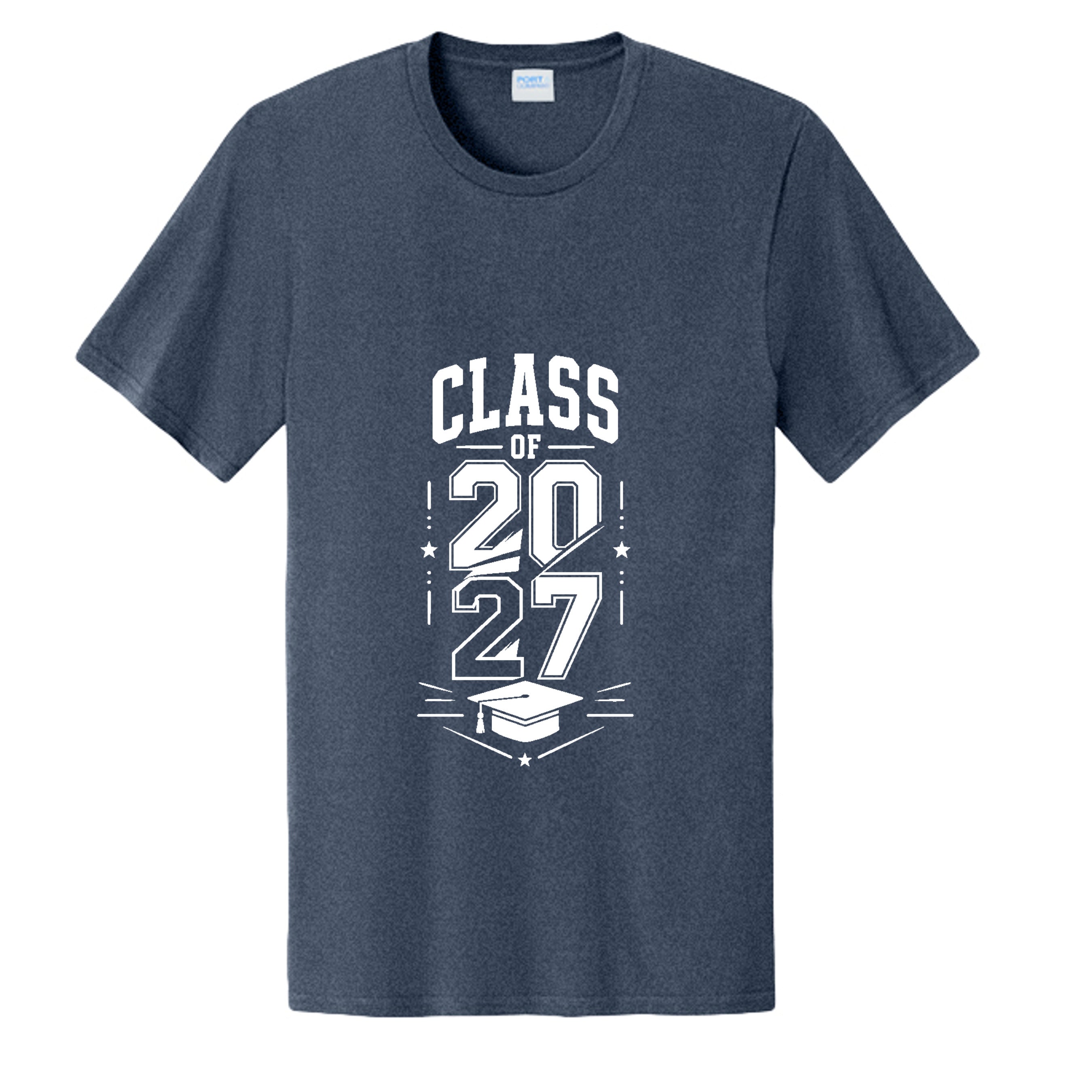 Heather Navy - PC43 - FRONT