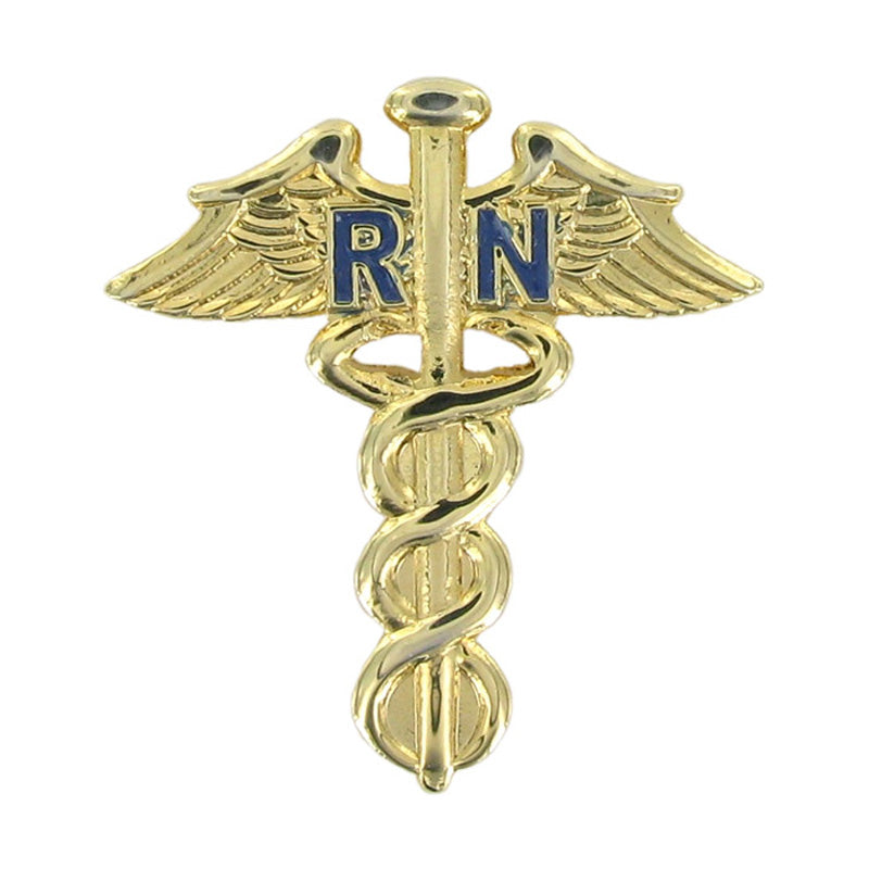 NURSING CADUCEUS LAPEL PIN