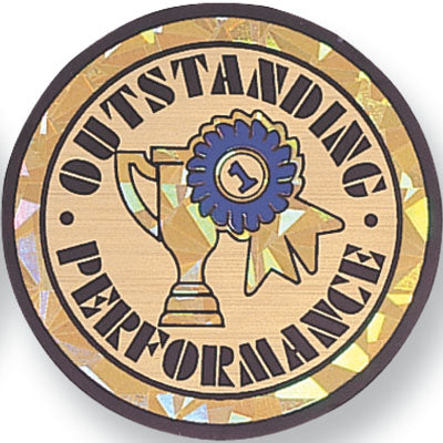 2 Inch in Diameter Round Outstanding Performance Insert with Mylar Detailing
