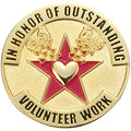 OUTSTANDING/VOLUNTEER WORK PIN