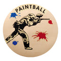 2 Inch in Diameter Round Paintball Work Insert with Mylar Detailing