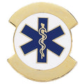 VOLUNTEER PARAMEDIC PIN, BLANK BARS