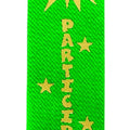 PARTICIPANT 1-5/8 X 6 GREEN STOCK RIBBON