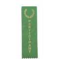 PARTICIPANT GREEN SATIN RIBBON